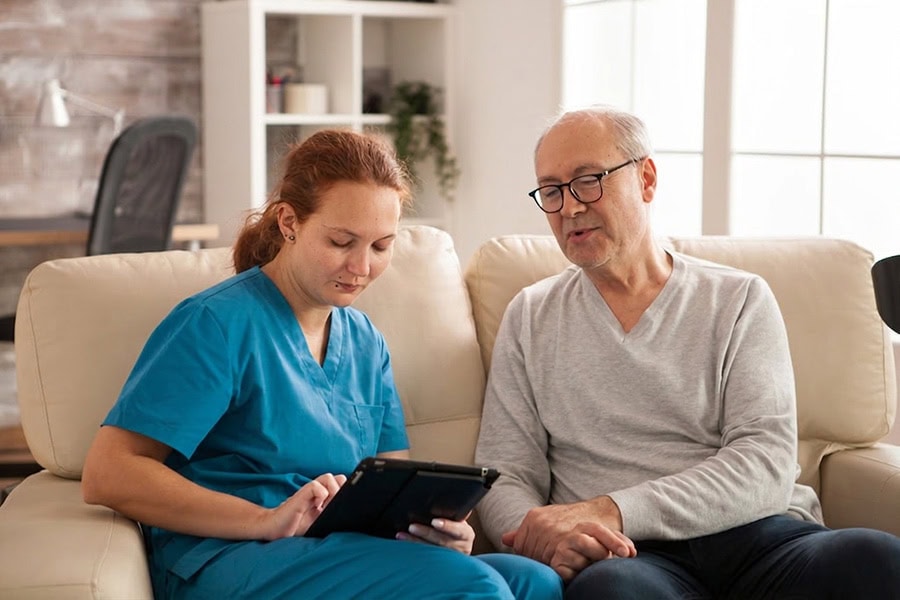 behaviour recording used to document support needs during in-home support